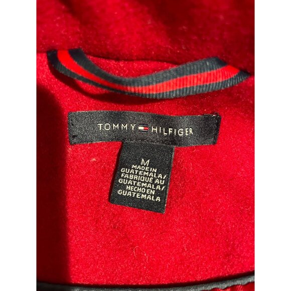 Tommy Hilfiger Red Faux Fur Hooded Jacket M - Picture 7 of 16